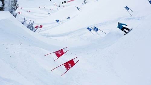 On snowboarding’s packed competition calendar, one event deserves to call itself legendary (and it does). The Mt. Baker Legendary Banked Slalom is one of the country’s longest-running snowboard comps, having started in 1985 as a flowy ride through a naturally-formed halfpipe that snakes down the White Salmon side of the mountain. Today, the pioneering snowboarding event is also one of the last in which pros compete alongside amateurs. There’s no cash to be won, there’s no sponsored after-party—and that’s the point. The course is a thrill ride, the crowds are spirited, and everyone (pros included) is there to have a good time. Think of it as a huge reunion for boarding fiends—one where you also get to watch the sport’s best make high-speed turns on a huge, twisting course. After a dry winter canceled the 2015 race, the Banked Slalom returned to northwest Washington determined to make its 30th year of competition the biggest yet. The multi-day event drew 473 riders, counting among their ranks pros like Terje Haakonsen, the event’s winningest male, and Olympian Lindsey Jacobellis. Even the snow gods seemed determined to get in on the action, dumping 32 inches over four days. As photographer and snowboarder John Webster discovered, the Banked Slalom is still the best display of the sport’s funhog spirit. Photo: Turning may be the most basic move in the snowboarding, but it’s also the most demonstrative. Riders at the Banked Slalom need to know how to pick the fastest line and stay on it.