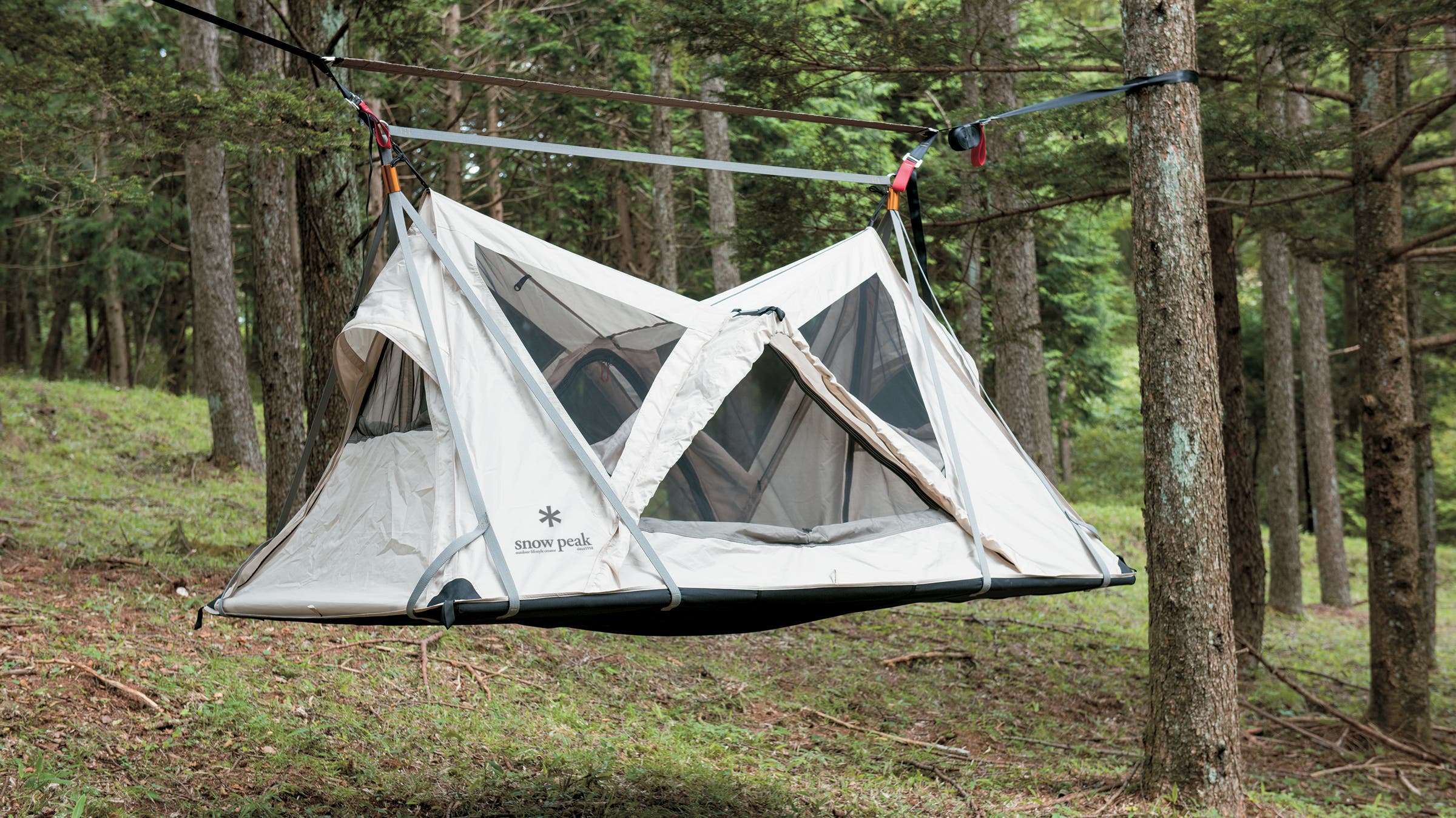Snowpeak Just Built a Totally Rad $1,300 Hammock-Tent Hybrid