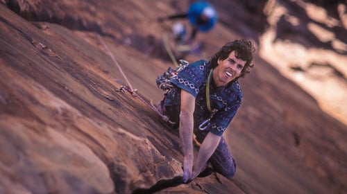 Scott Cosgrove crack climbing.