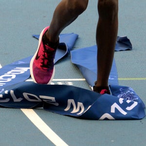 Kenya's Edna Kiplagat celebrates after winning the women's marathon at the 2013 IAAF World Championships.