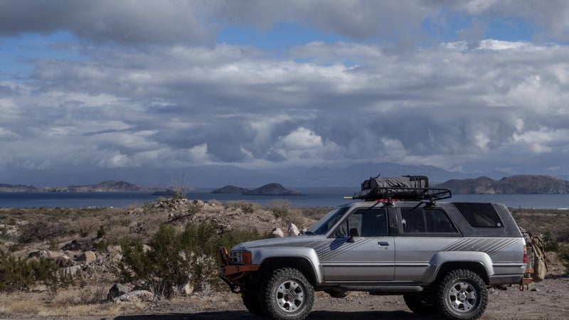 Folded in its carry bag/backpack, the Oru is easy and convenient to carry in or an virtually any vehicle. Ty's 4Runner can haul a rigid boat, obviously, but he can just throw the Oru into the roof basket and call it a day, with less impact on fuel economy and without having to worry about crosswinds.