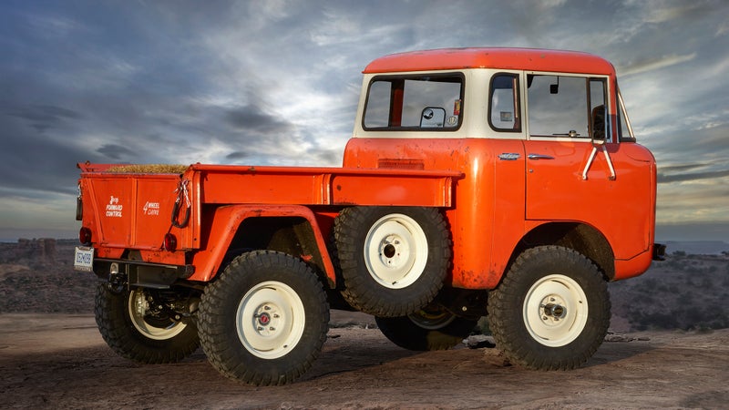 Can you spot the new radiator? It hides behind that grille on the back of the cab. Allen went through extraordinary efforts to retain the FC's original patina.