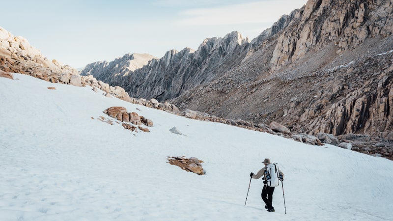 It's mid-July, and much of the Sierra High Route is still blanketed in snow.