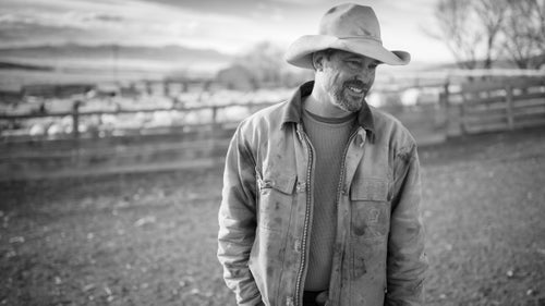Fourth-generation rancher and Duckworth co-founder John Helle at his home on the family run Helle Rambouillet Ranch near Dillon, Montana.