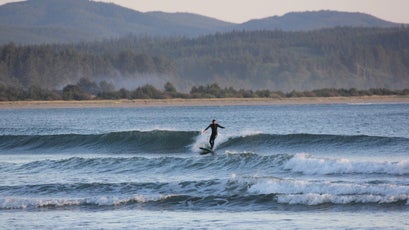 Fall sessions in the PNW are about as good as they get. The winds blow offshore more often than not, the sun still stays in the sky late in the day and the summer crowds—the kids and family vacations—have come to an end. If a drop in temperature doesn't scare you off, the pot of gold is waiting.