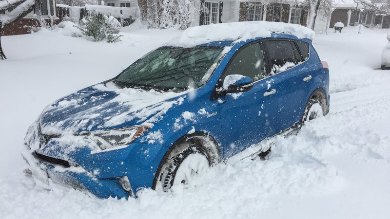 The new RAV4 Hybrid didn't even blink in 14 inches of wet spring snow.