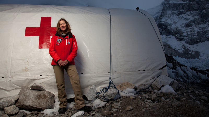 Luanne Freer at the Everest ER clinic in 2012.