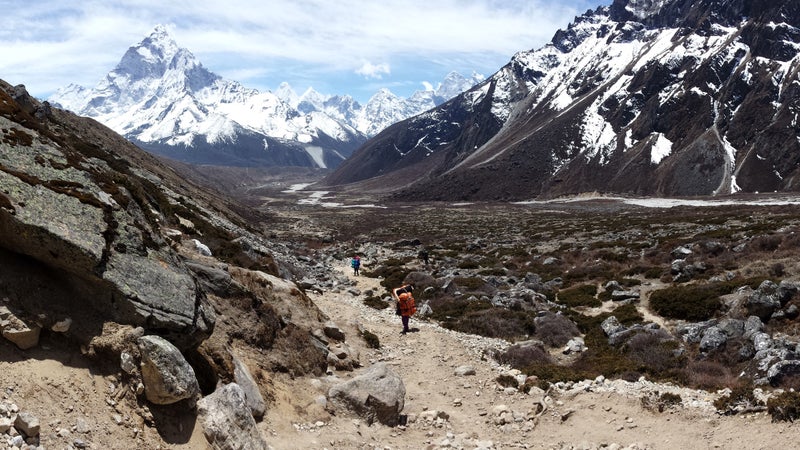 The Imja Khola in the Khumbu region.