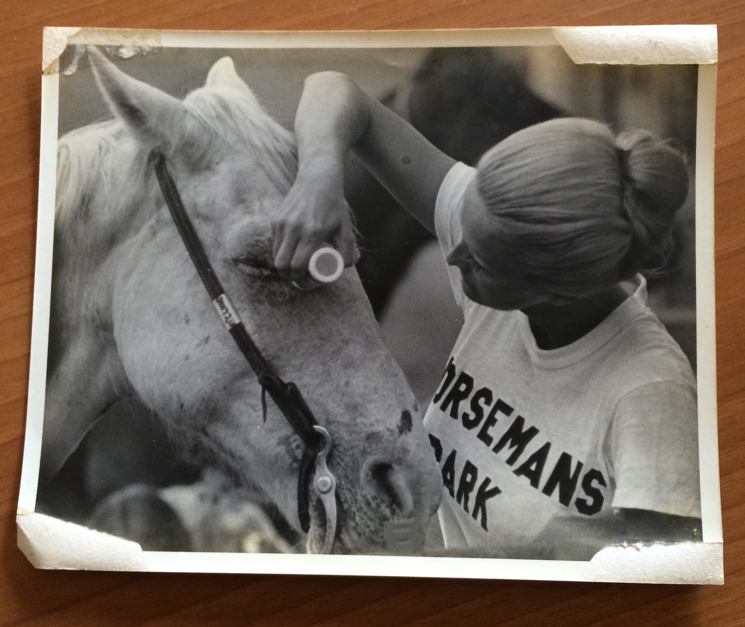 Grayson helped run a ranch in California in the seventies. According to her niece, "She'd go from furs to blue jeans, giving a horse an enema."