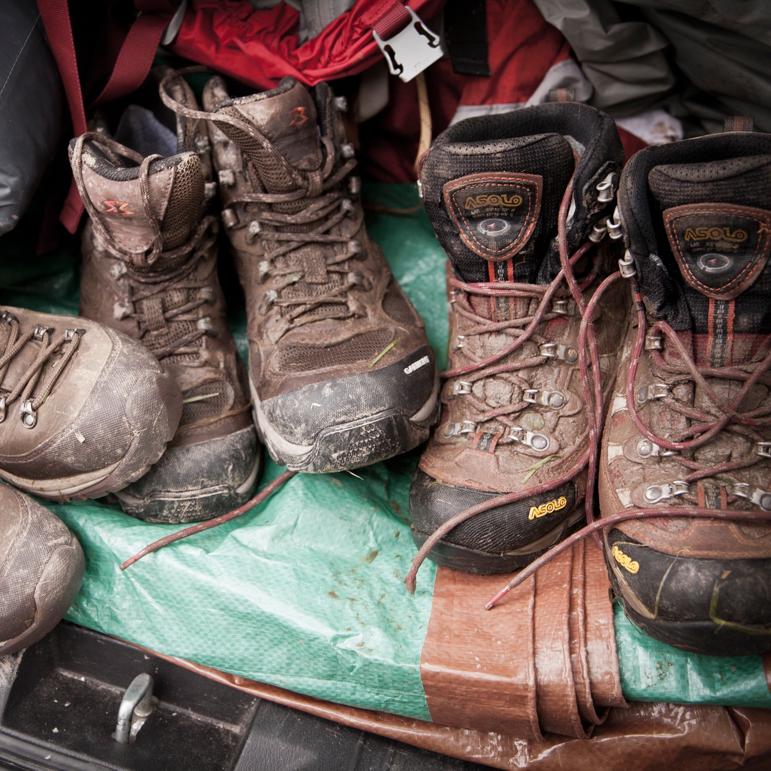 Hiking shop leather boots