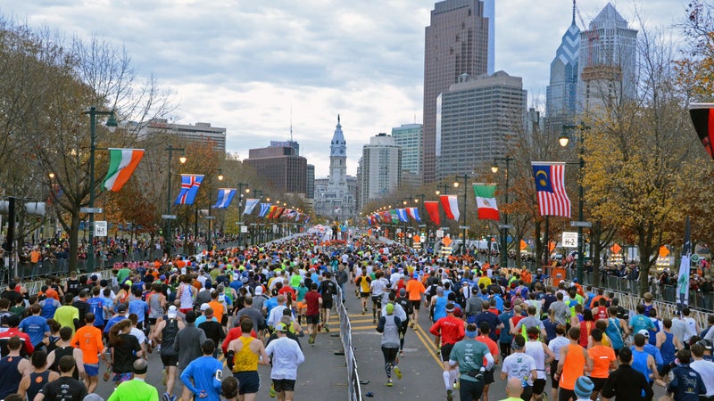 First-timers should opt for a tamer race, like the Philadephia Marathon.