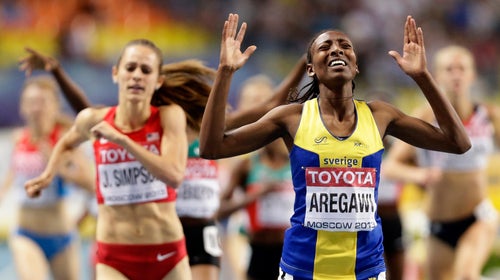 Abebe Aregawi was suspended in early March when the drug Meldonium, potentially performance enhancing, was found in her system.