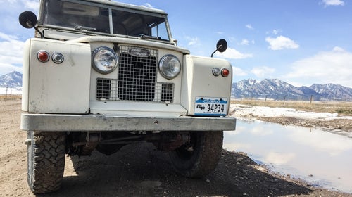 Sean Gorman's 1961 Land Rover.