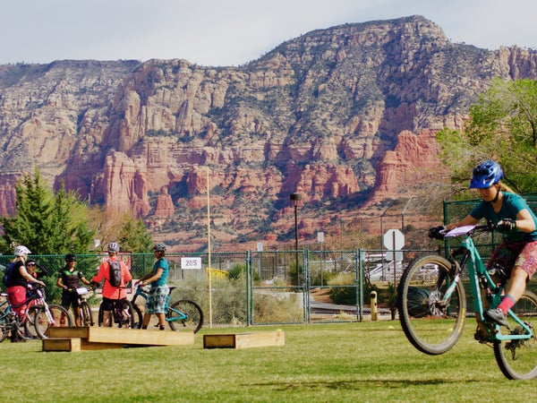 Sign up for a good mountain-bike clinic to hone your skills and meet fellow obsessives.