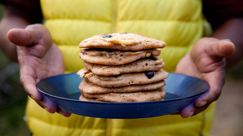 If you have at least 90 minutes before your run, pancakes and nut butter are a great option.