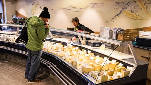 鈥淚鈥檒l take some of that white cheese.鈥 Brunso ponders some of Switzerland鈥檚 gastric delights. Don鈥檛 forget the chocolate.