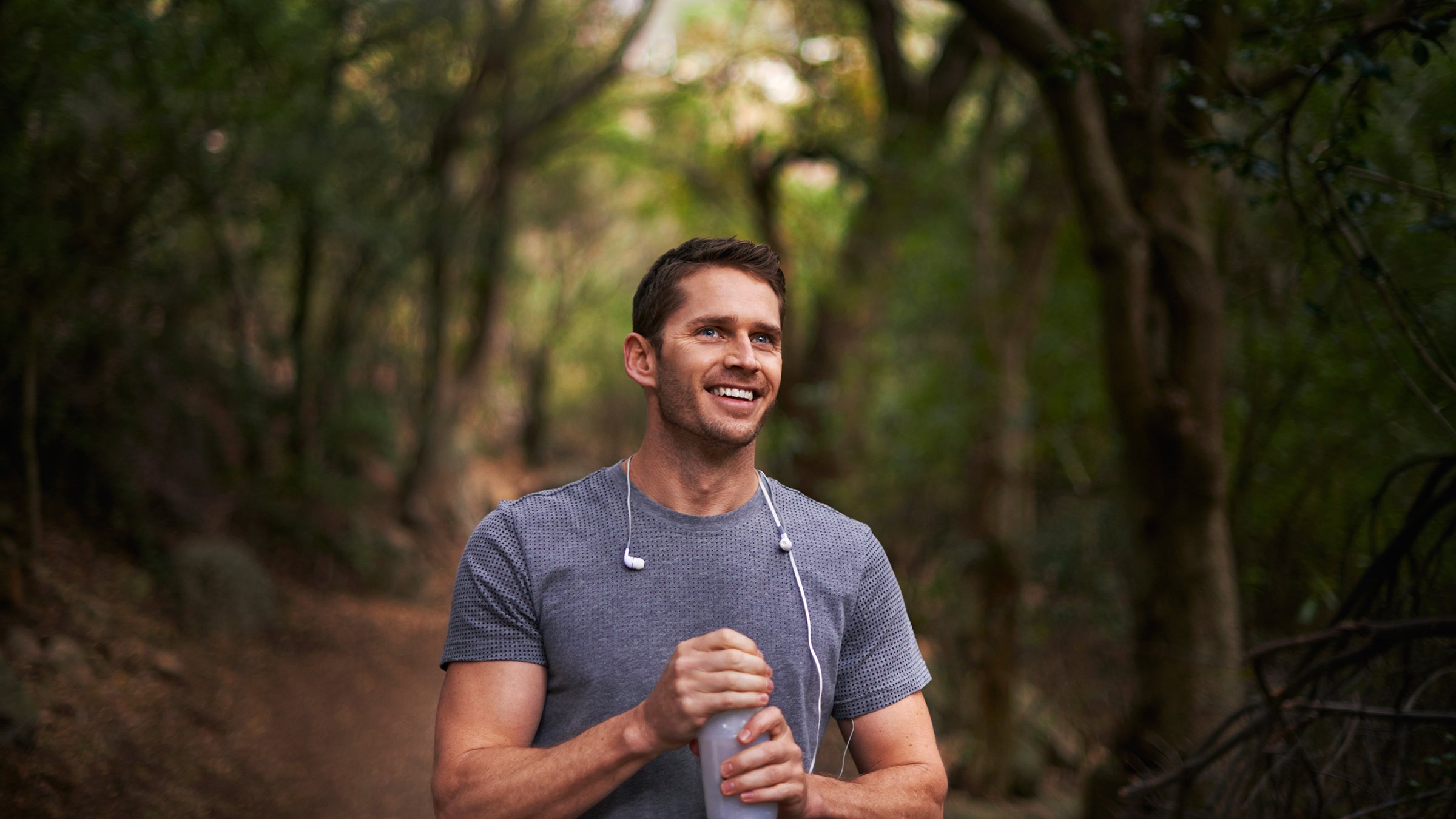 Make your own energy drink of coconut water, orange juice, honey, and sea salt.