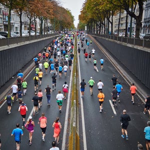 If you've run a half marathon, you could get a decent idea of how fast you'd run a full marathon by doing a little math.