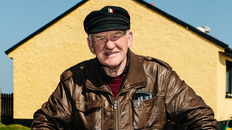 Local royalty: King Patsy Dan on Tory Island.