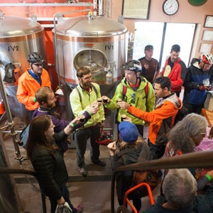 Outside Santa Fe's Beer and Bike 2015