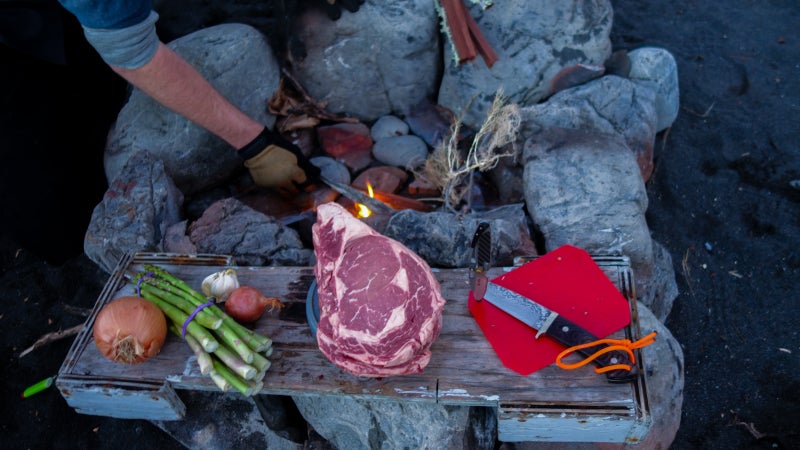 Wouldn't you rather have this for dinner rather than a handful of grubs? Proper planning is all it takes; this was a few nights into a challenging multi-day backpacking trip