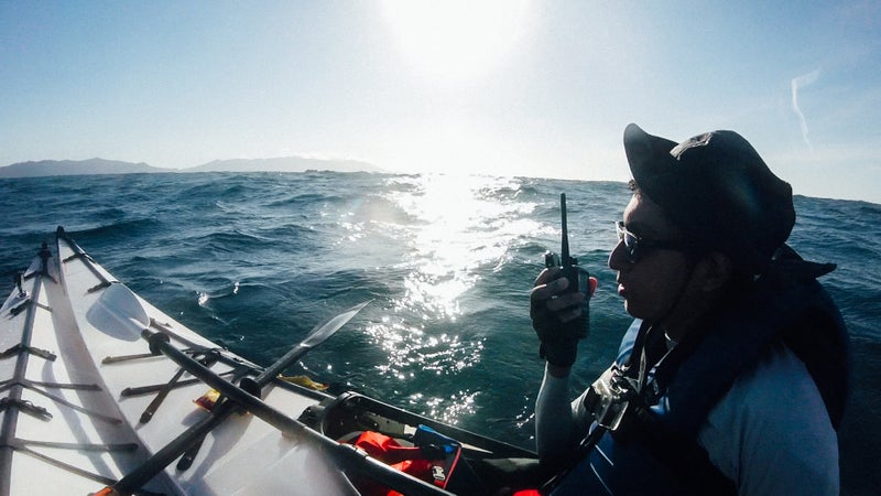 Realizing they had no hope of reaching shore, this is the moment Emilio called the Coast Guard.