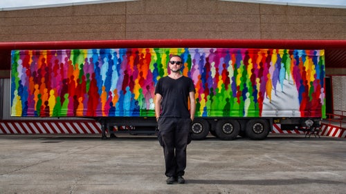 Suso33, like many of the other artists, was drawn to the project in part due to the sheer randomness of how someone would come across his piece while on the road. Later this year, the Truck Art Project will release an app allowing anyone to track the trucks for a chance at a sighting.