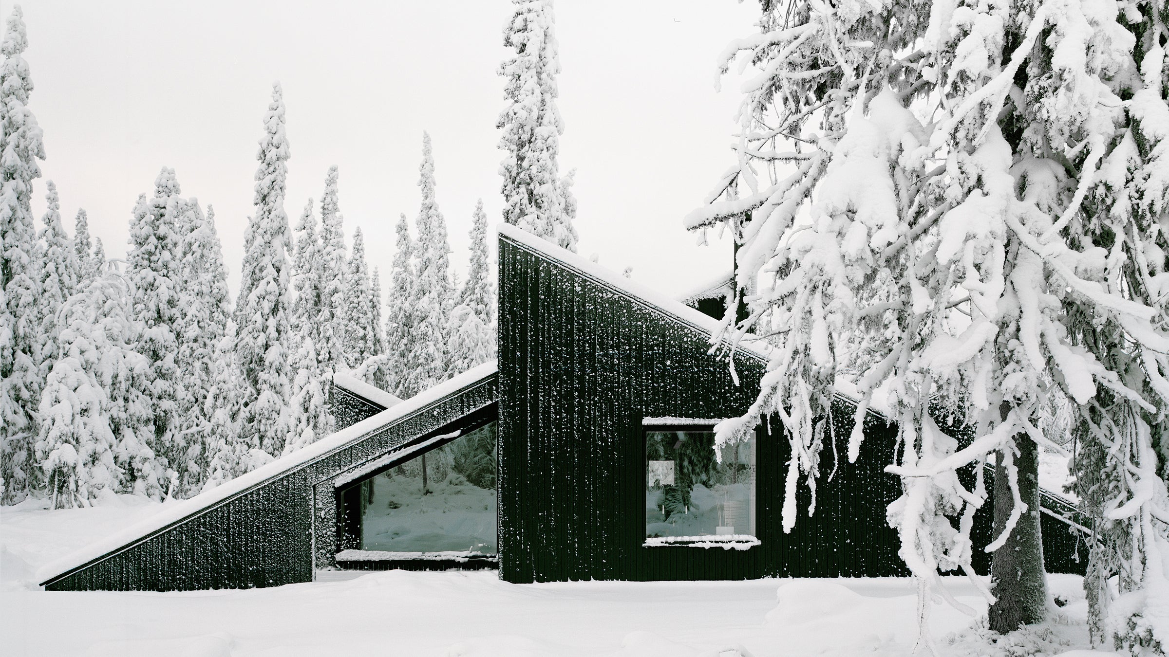 The ultimate skier's cabin.