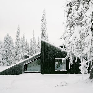 The ultimate skier's cabin.