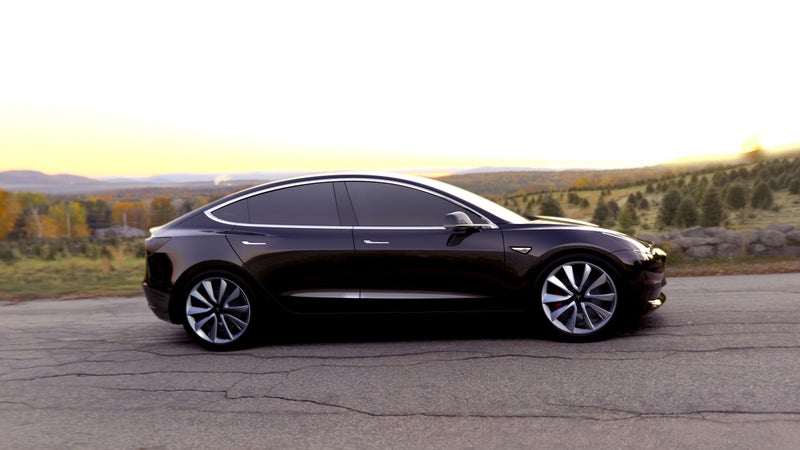 Tesla Model 3.