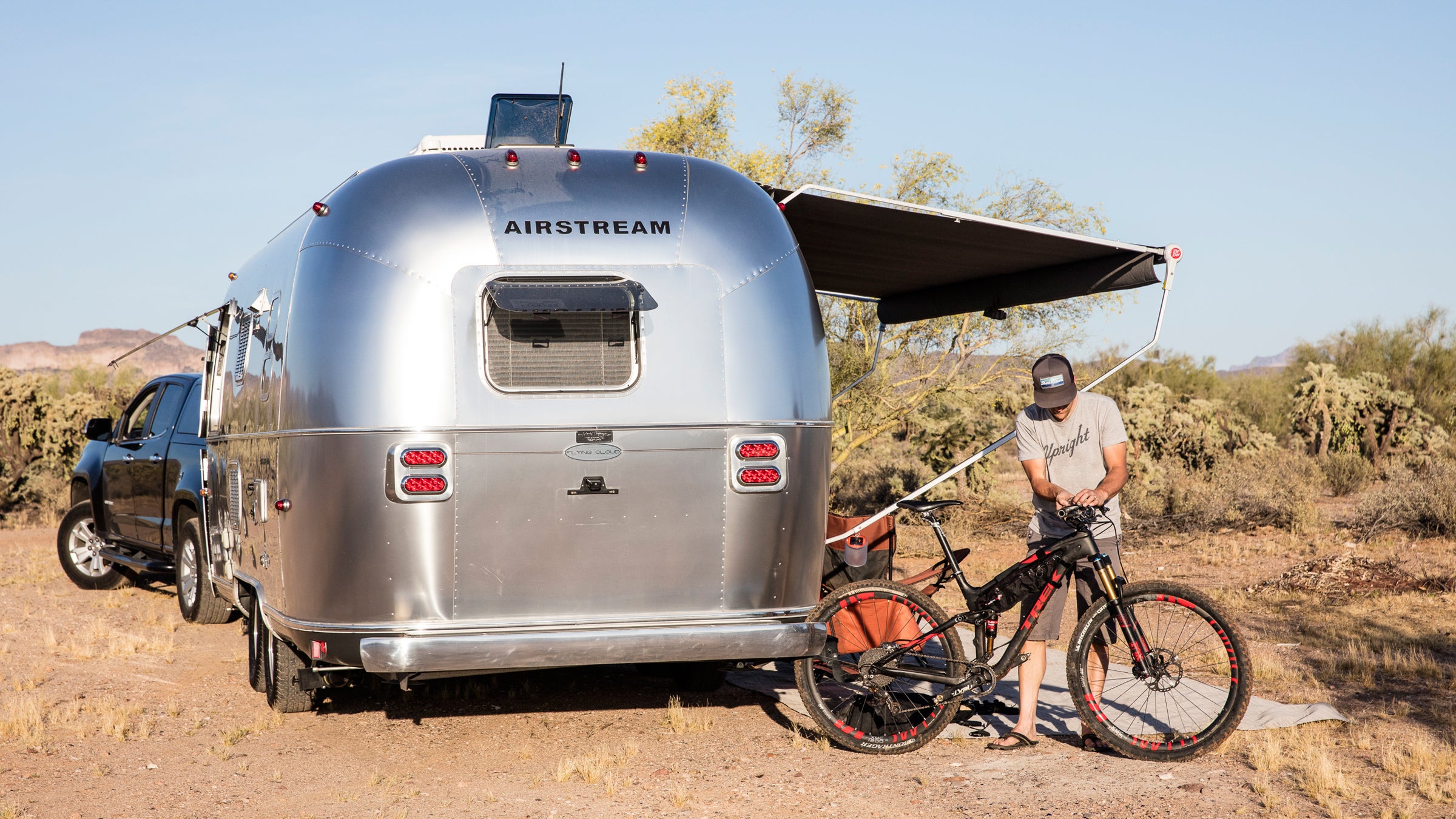 Dip your toe in the water by renting an Airstream and camp for a week somewhere nice and remote (read: no running water).