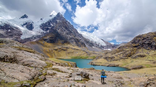 A three-hour drive from Cusco; the entire trek takes place above 14,000 feet through multiple mountain ranges and some of the most untouched territory in Peru.