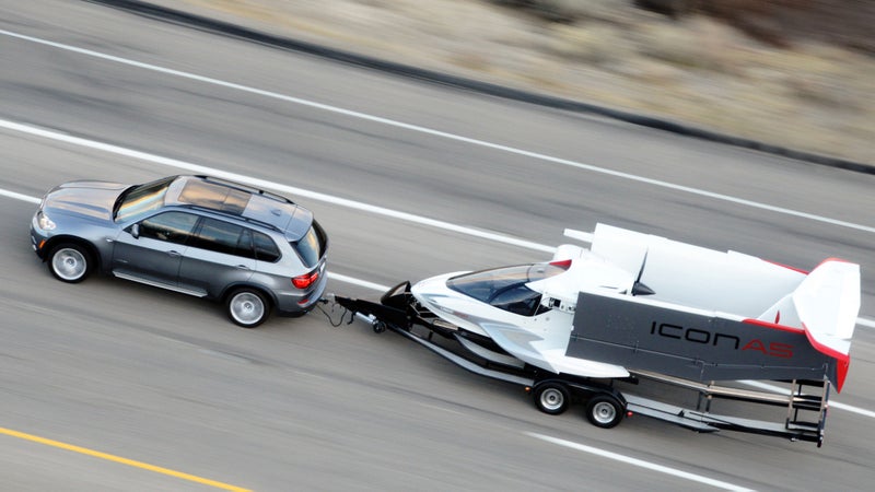 Weighing just 1,001 Lbs, you can tow the A5 behind most cars.