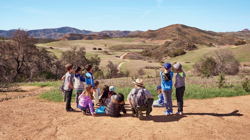 The Coastal group gets schooled at Santa Monica Mountains National Recreation Area.