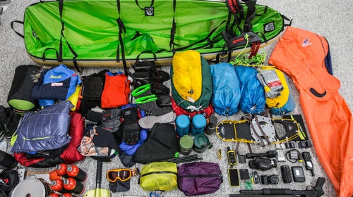 The sheer volume of gear needed to make it back in one (preferably unfrozen) piece is staggering.