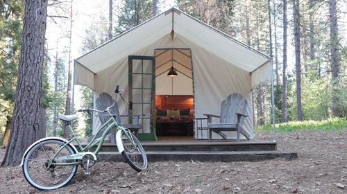 If you're gonna pitch your tent, do it right.