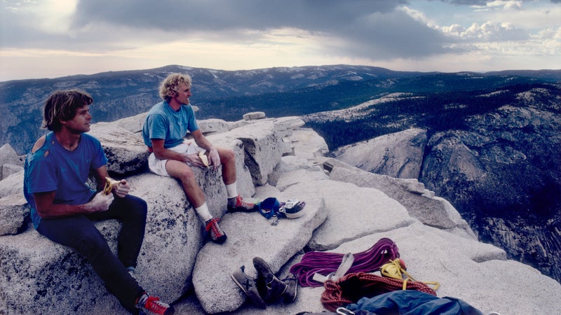 Bachar and Croft climb Half Dome and El Cap in a day.