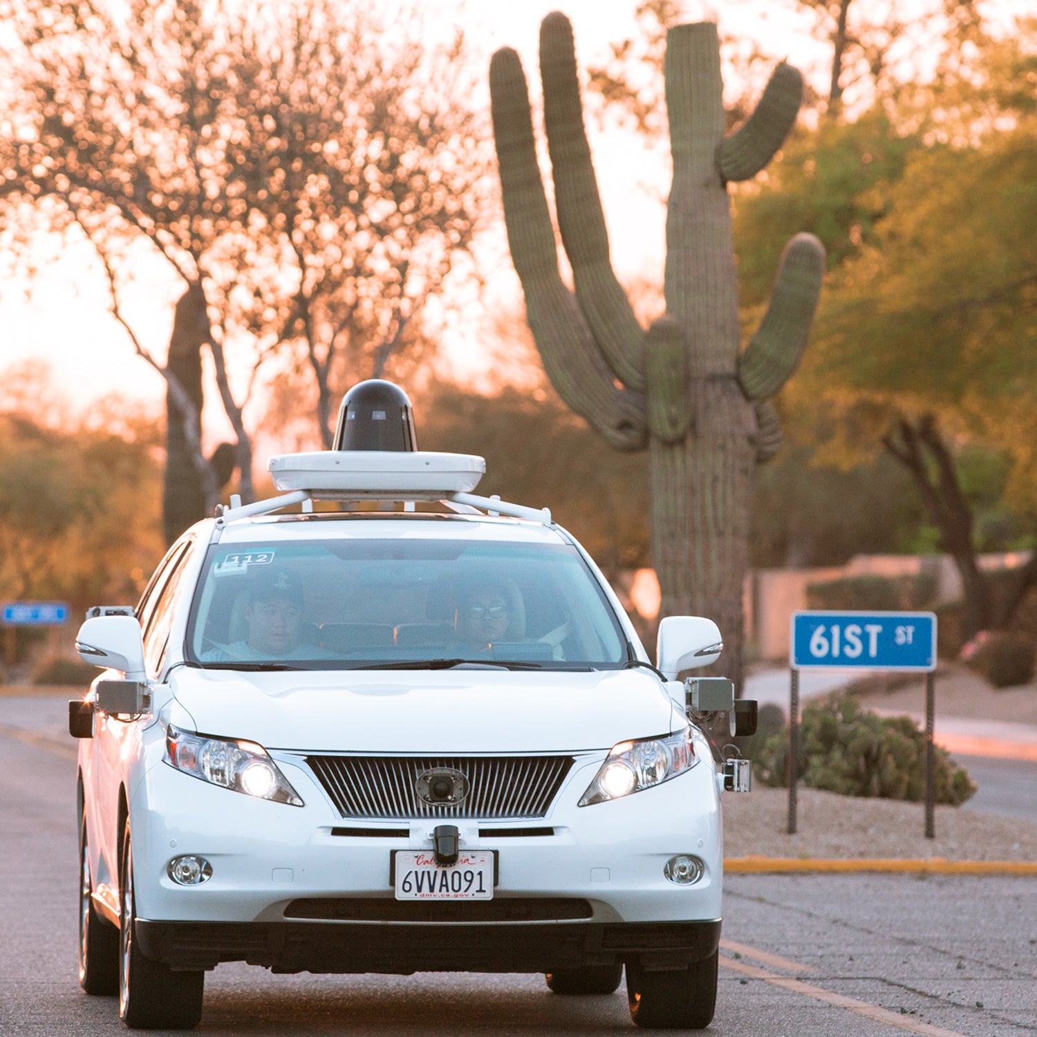 The main challenge for Google's autonomous cars is to avoid collisions with cars, bikes, and pedestrians.