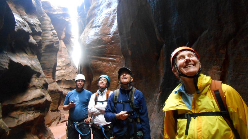 From left: Gary Favela, Robin Brum, Steve Arthur, and Linda Arthur on the morning of September 14.