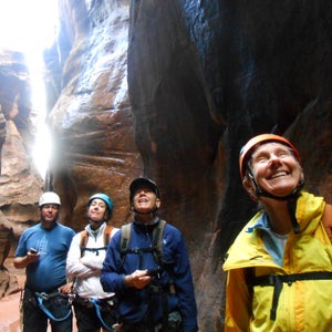 From left: Gary Favela, Robin Brum, Steve Arthur, and Linda Arthur during their trip to Zion.