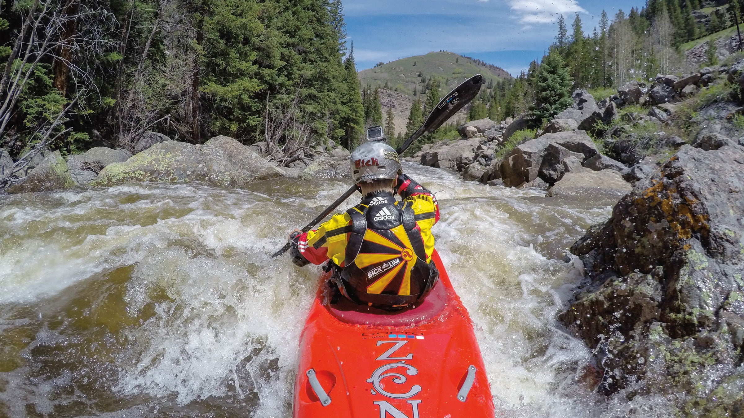 Nick Troutman has a jam-packed week of events at this year’s games, including the Kayak Sprint and the Kayak Freestyle.