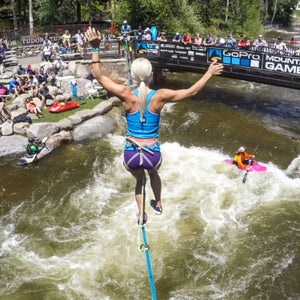 Kick back and watch pro kayaking and slack lining at the GoPro Mountain Games — or enter the games yourself.