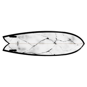 Not at all like riding a sheet of shattered marble, but just as pretty.