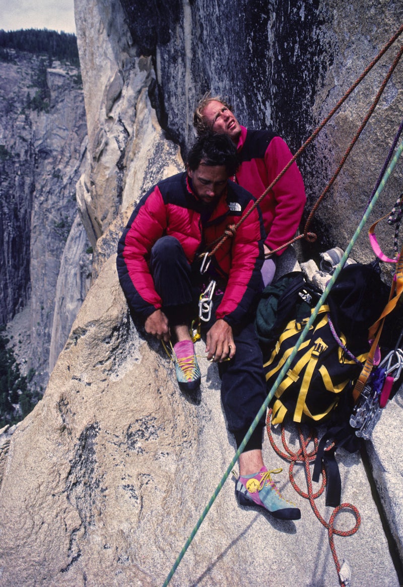 Paul Piana (left) and Todd Skinner.