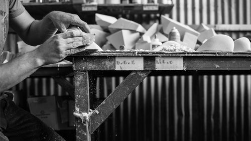Pinches. Slopers. Jugs. Baby heads? Ever stop to wonder who makes the holds bolted to the wall at your local climbing gym?聽These guys do. Starting with blocks of foam and working in showers of dust, they聽craft the pieces of the puzzles we love to solve after work and on rainy weekends.聽
