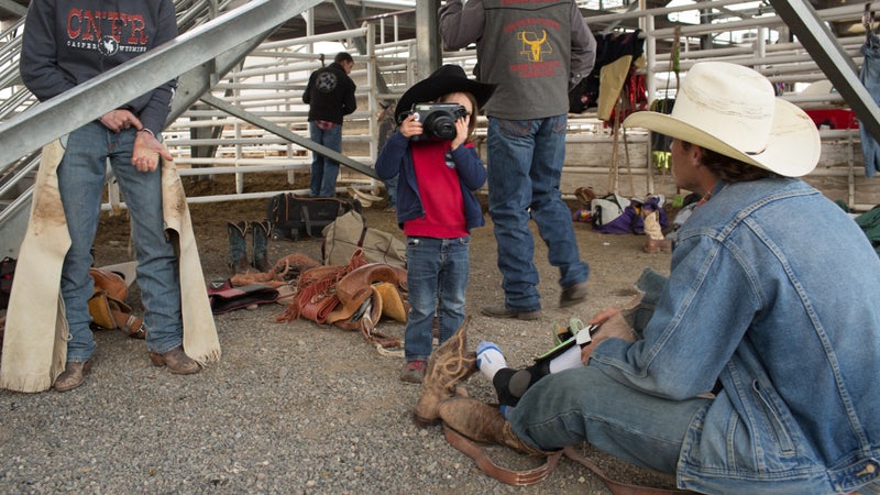 Hawkeye shoots the Cody Nite Rodeo in Cody, Wyoming.