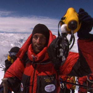 Weihenmayer on Everest's summit.
