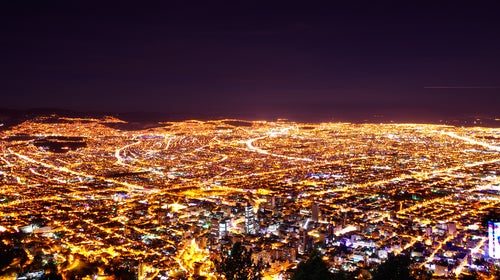 99 percent of the population of the United States lives under a night sky polluted by artificial lights in places like parking lots, gas stations, streets, and backyards.