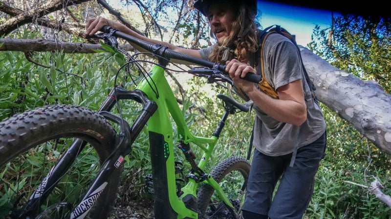 By making the sport more accessible to more people, we feel electric mountain bikes make a strong case for themselves. A 48 Lbs bike isn't going to damage trails any more than a 24 Lbs bike will, and hopefully fresh blood can help the sport, as a whole, lobby for greater access.