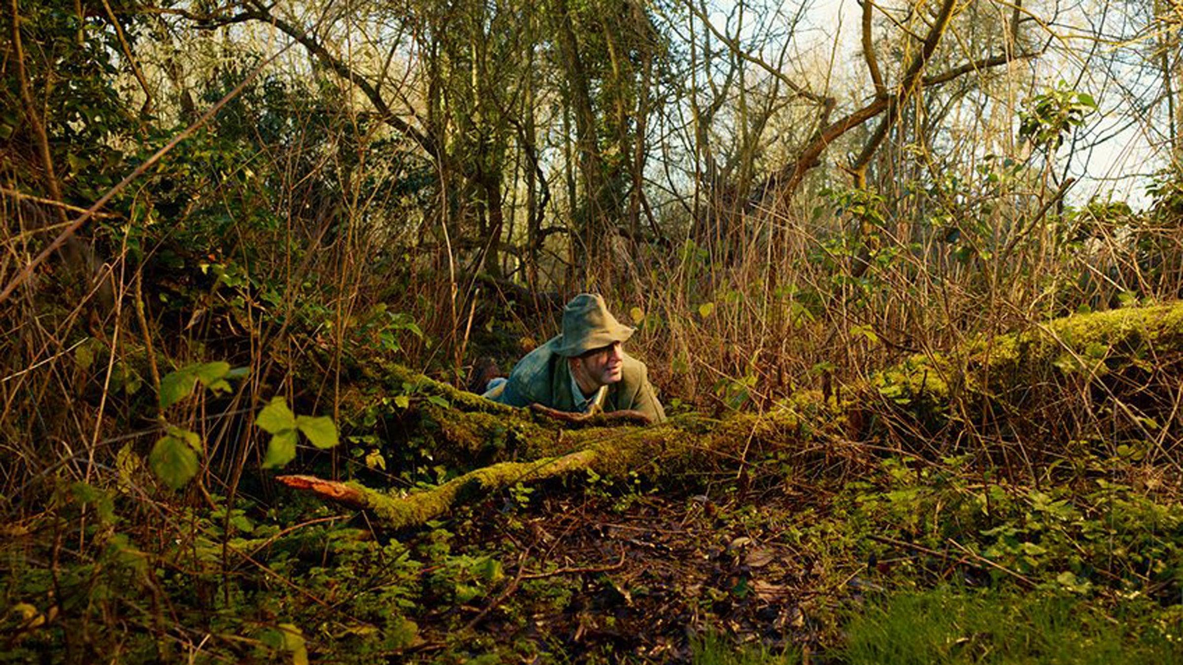 Author Charles Foster in the field.